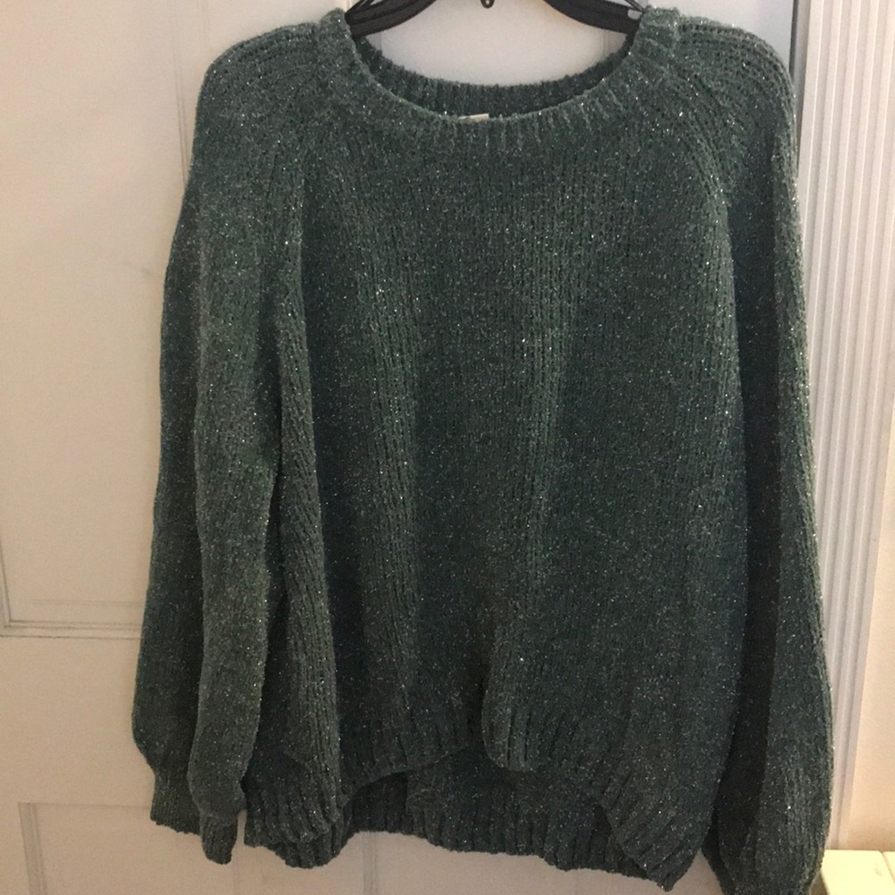 Shimmery oversized sweater